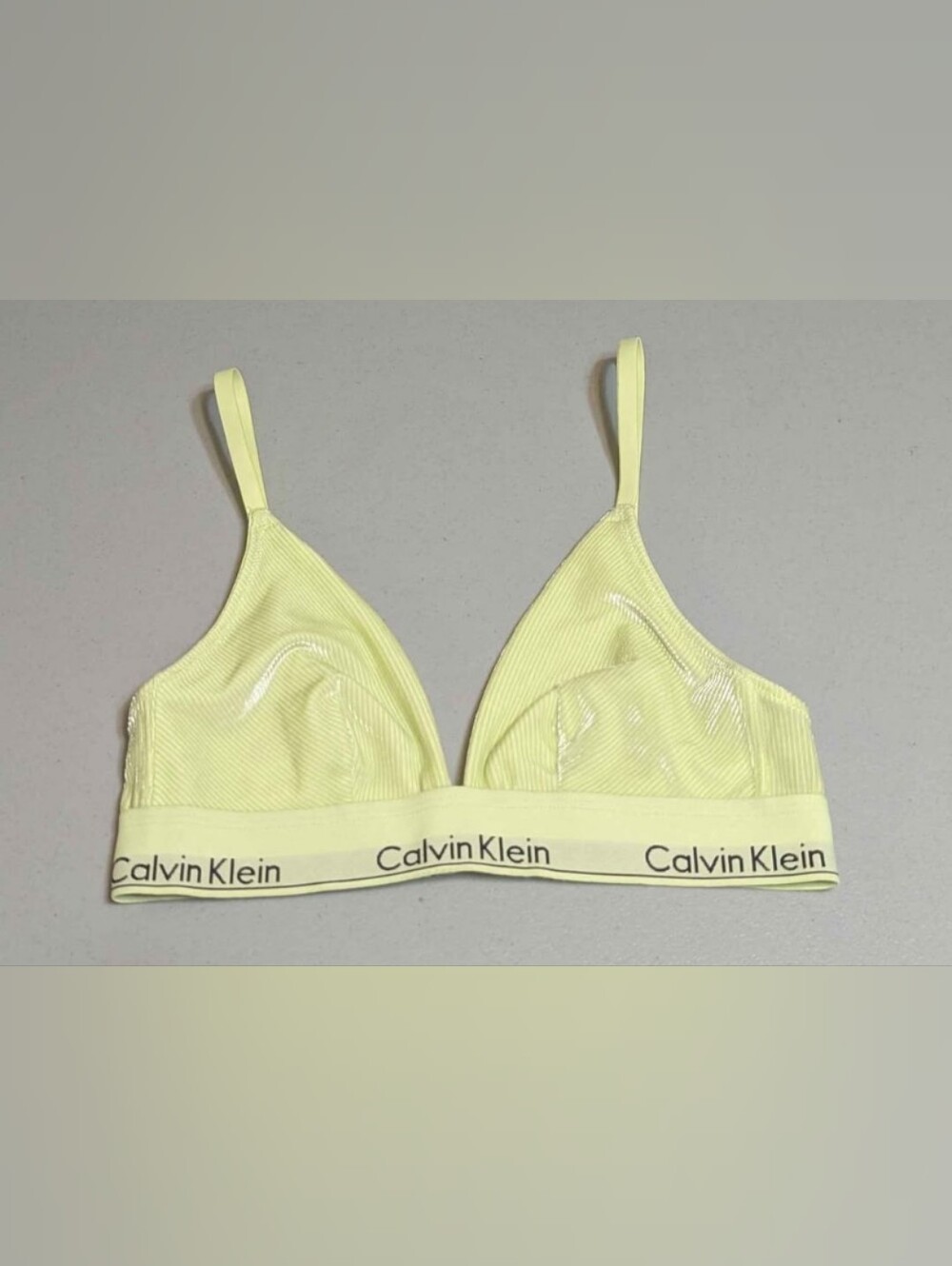 Calvin Klein yellow bralette, small